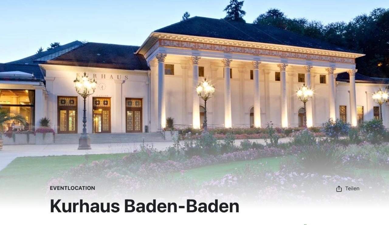 Luxus Apartment Am Fremersberg - Zentral - Mit Sauna & Badewanne Baden-Baden Exterior foto